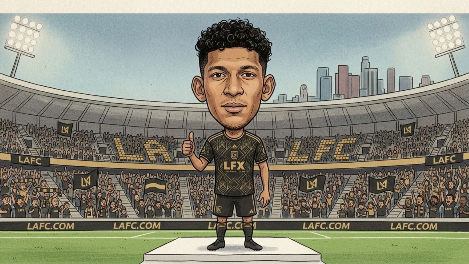 Sergio Vásquez debutó en MLS: así fue su estreno con LAFC ante FC Dallas