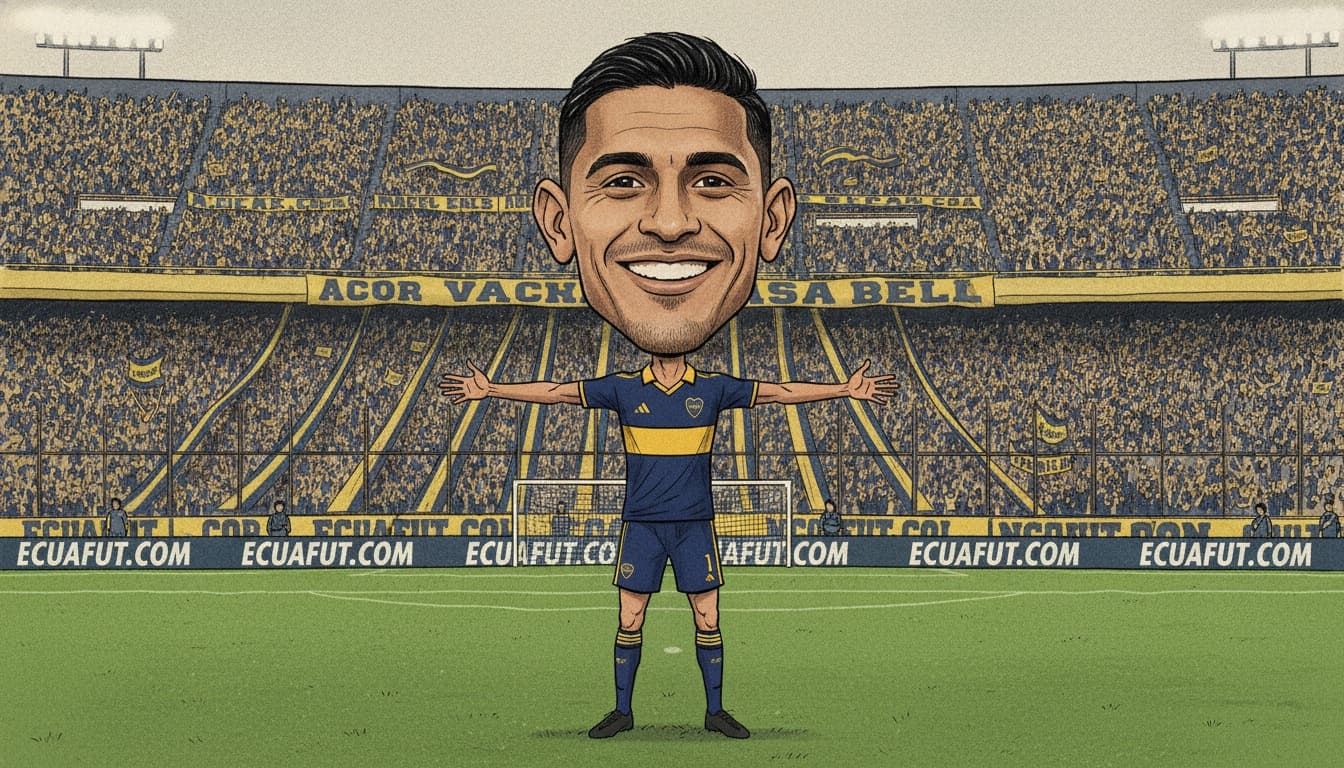 Impacto inmediato: Enner Valencia asiste y Boca Juniors golea 3-0 a Unión de Santa Fe