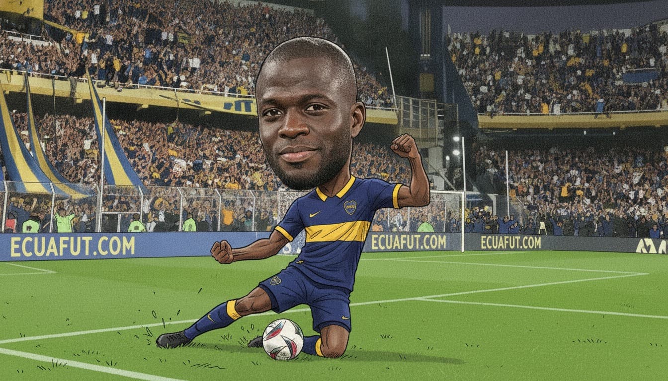 Gol y alarma médica: Enner Valencia rescata a Boca Juniors en vibrante empate 2-2 ante Instituto