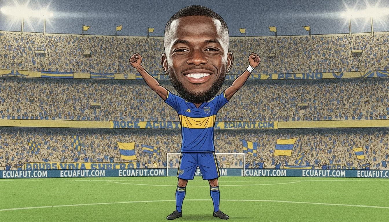Enner Valencia hace historia: hat-trick de cabeza y remontada épica de Boca Juniors