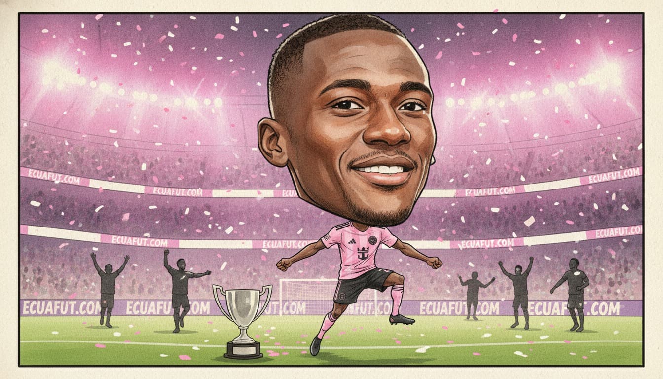 Fricio Caicedo se consagra campeón de la Campeones Cup con Inter Miami