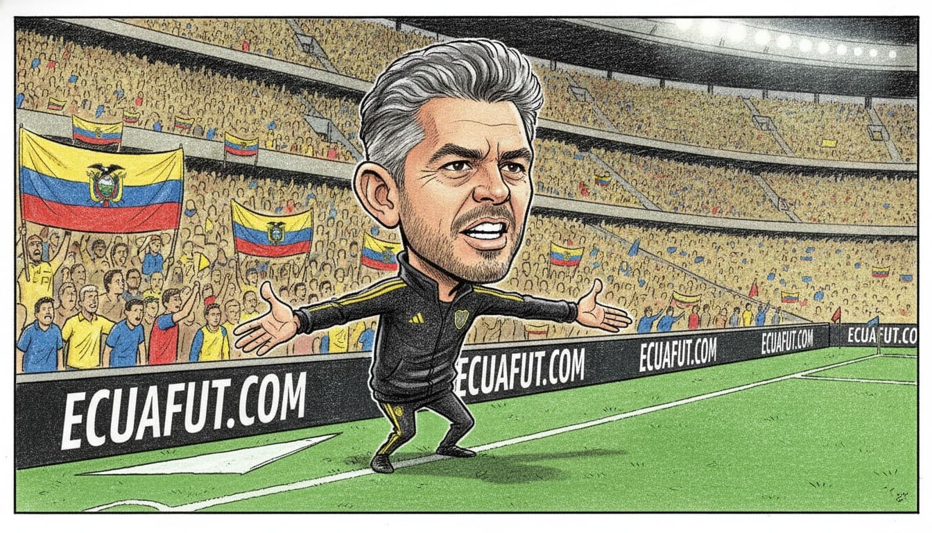 Marcelo Gallardo divide la planificación de La Tri entre visorías en Guayaquil y su estadía en Buenos Aires