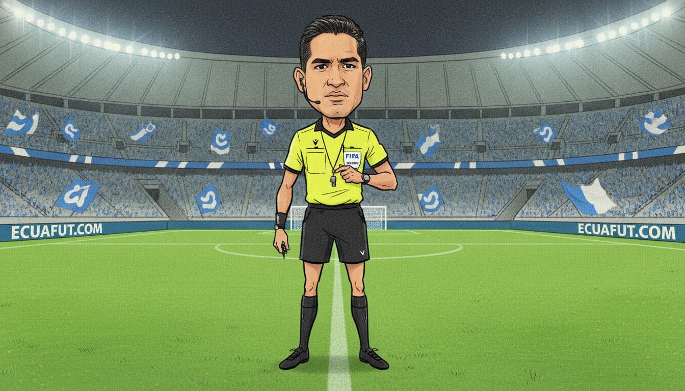 Presencia tricolor en Catar 2026: Oswaldo Contreras comandará la terna arbitral ecuatoriana en el Mundial Sub-17