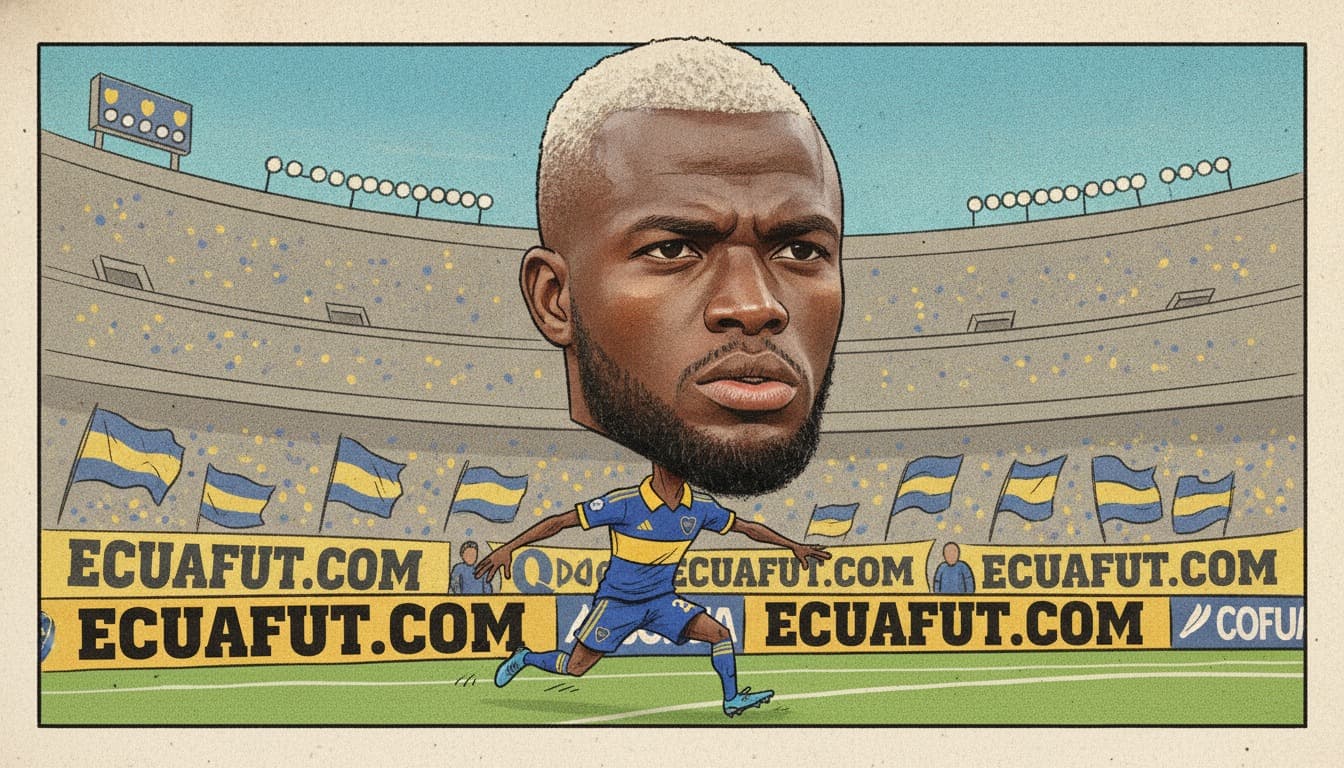 Enner Valencia se queda afuera de la lista de Boca Juniors vs San Lorenzo