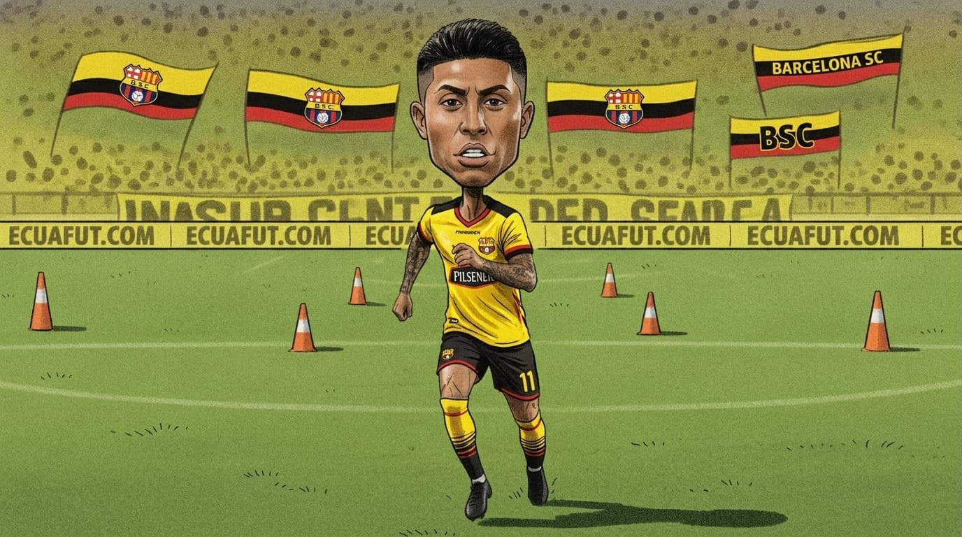 Joao Rojas vuelve a entrenar en campo y Barcelona SC traza su ruta para 2027