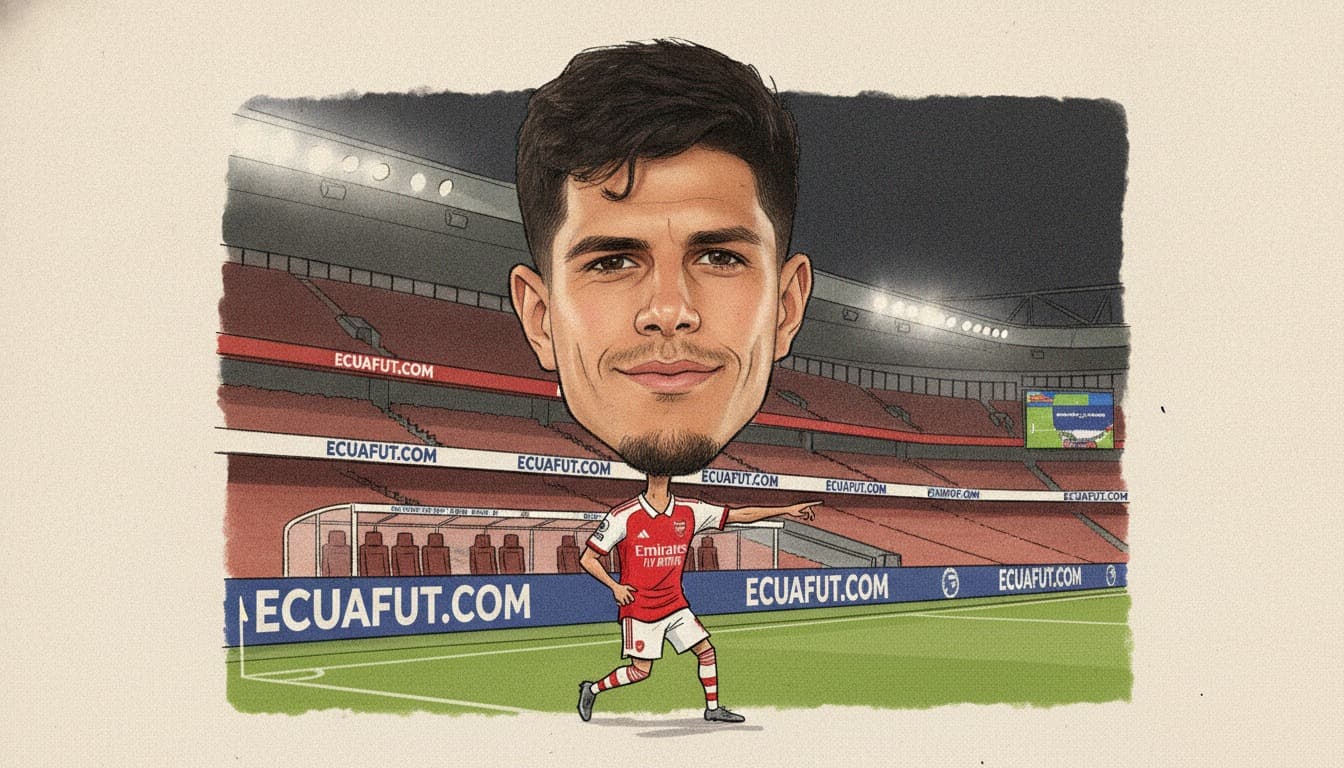 Piero Hincapié volvió a la convocatoria pero no sumó minutos en la derrota 3-0 de Arsenal ante Brighton