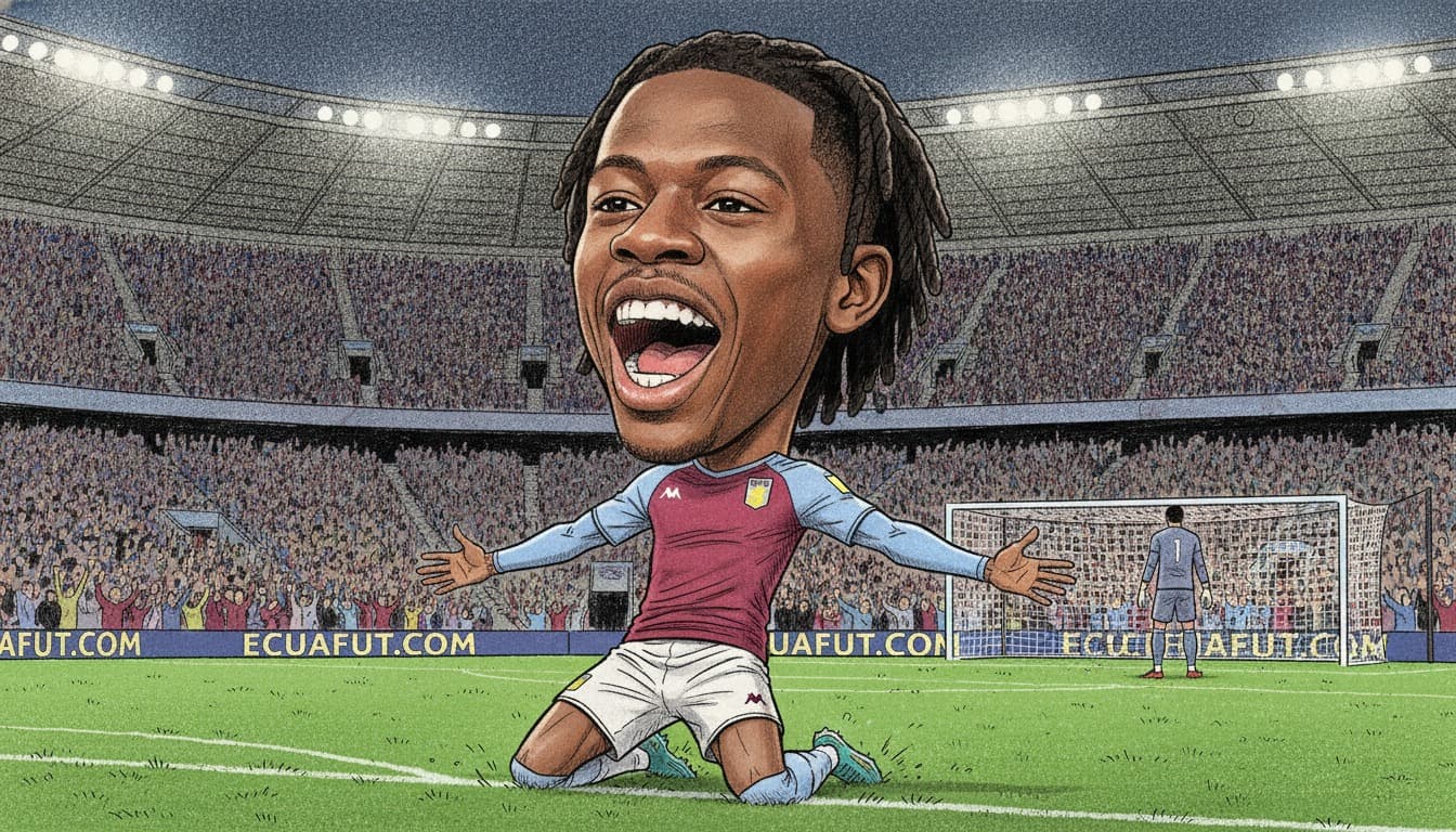 Goleada histórica en Villa Park: Aston Villa aplastó 6-0 al Fenerbahçe con recital de Johan Manzambi