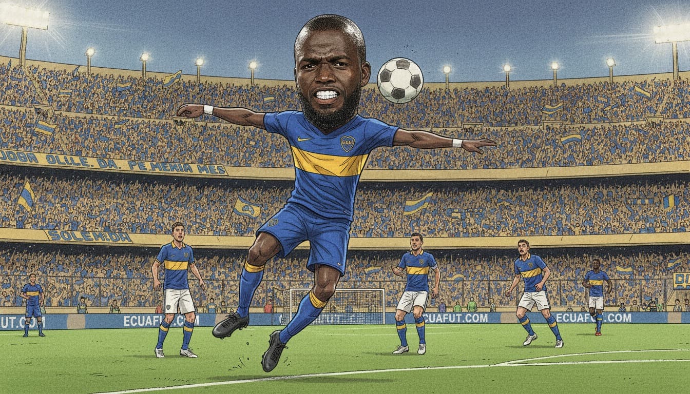 Boca Juniors venció 2-1 a Talleres de Córdoba con Enner Valencia en el tramo decisivo