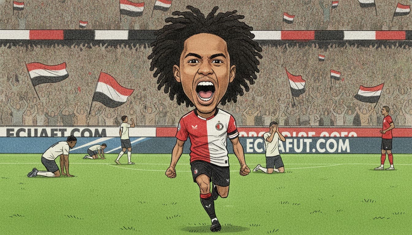 Feyenoord superó 3-2 a Como en un duelo eléctrico por Champions League
