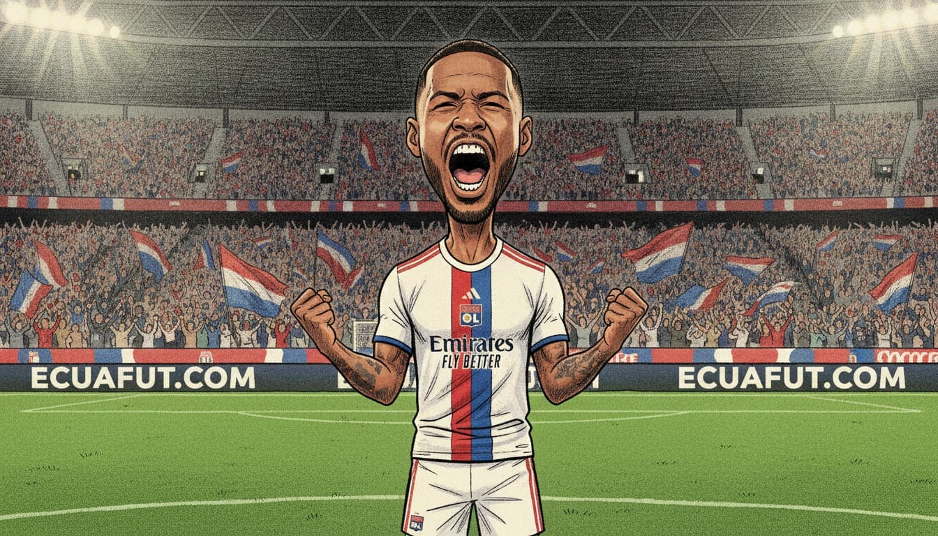 Olympique de Lyon venció 3-2 a Crystal Palace en una batalla electrizante de Europa League